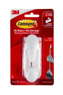 COMMAND Hook 17069 Lg Wire pk4